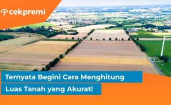cara menghitung luas tanah