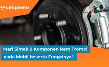 komponen rem tromol