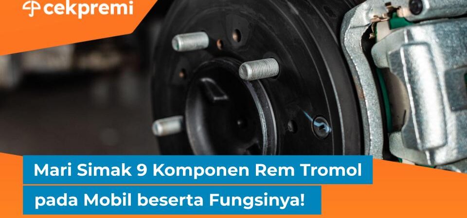 komponen rem tromol