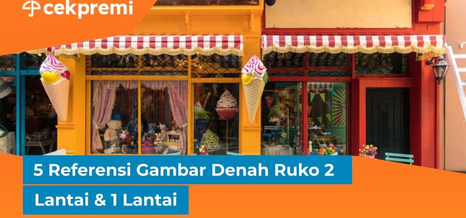 denah ruko 2 lantai