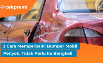 cara memperbaiki bumper mobil penyok