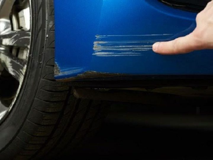cara menghilangkan baret mobil