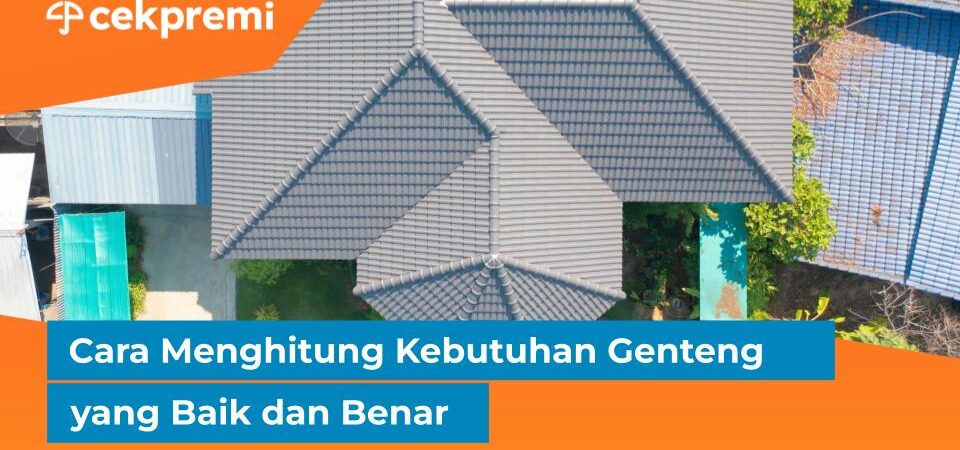menghitung kebutuhan genteng