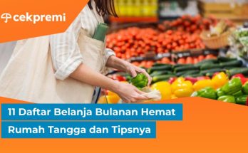 daftar belanja bulanan hemat