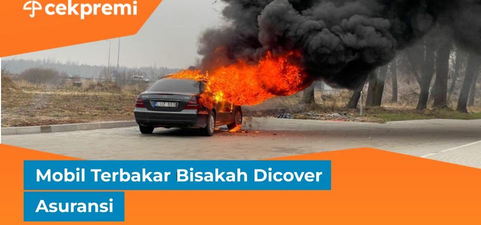 mobil terbakar